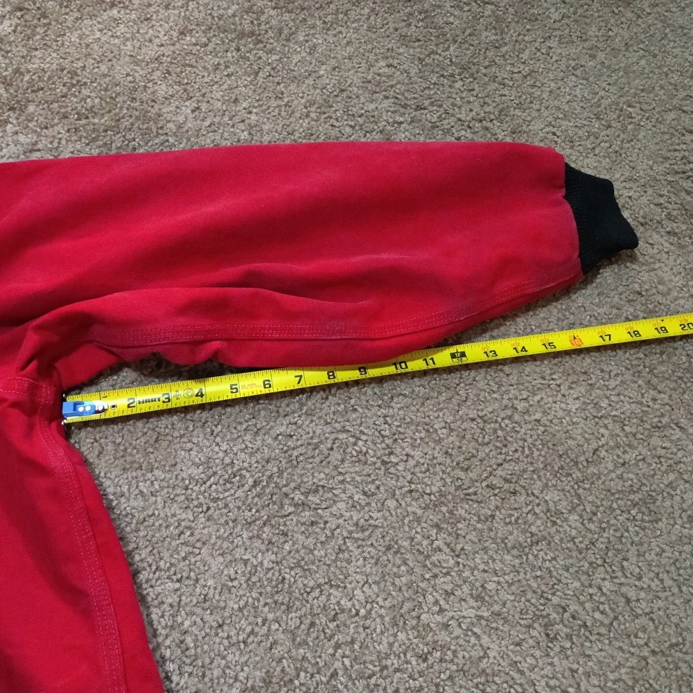 Vintage Carhartt Chore Coat Mens 3XL / OS XL Red Canvas Hooded Heavy Barn Jacket